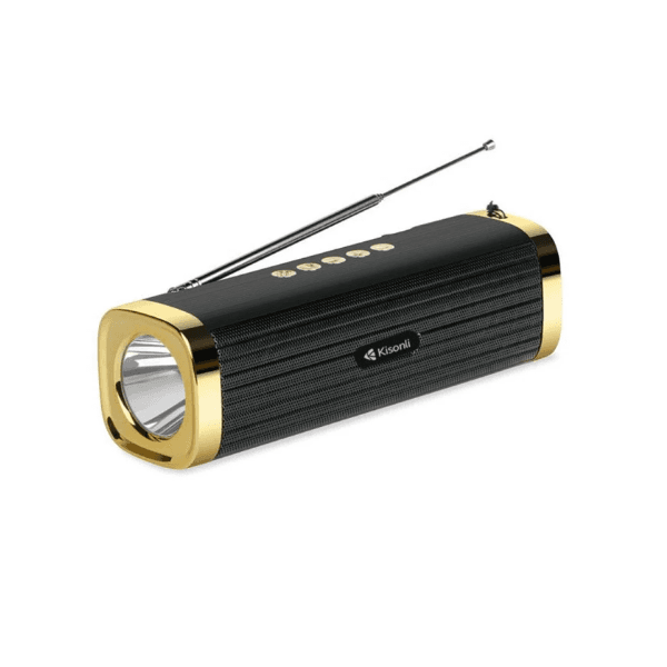 Kisonli S2 Portable Bluetooth Speaker With Flashlight