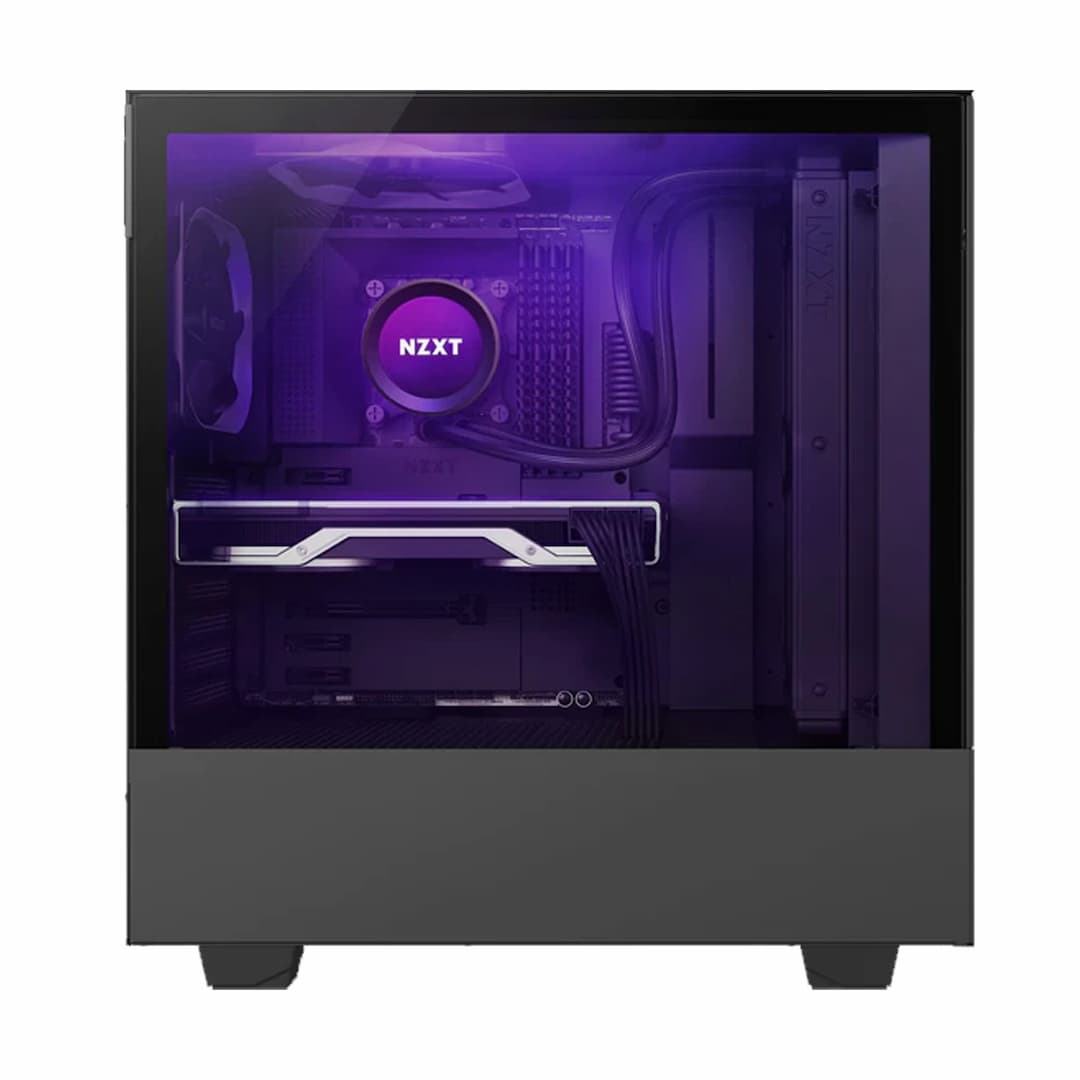 NZXT H510 Elite Compact Mid Tower Chassis with Smart Device 2  Matte Black Desktop Casing