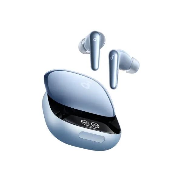 Anker Soundcore Liberty 4 Pro ANC Glossy Blue Bluetooth Earbuds  (A3954H31)