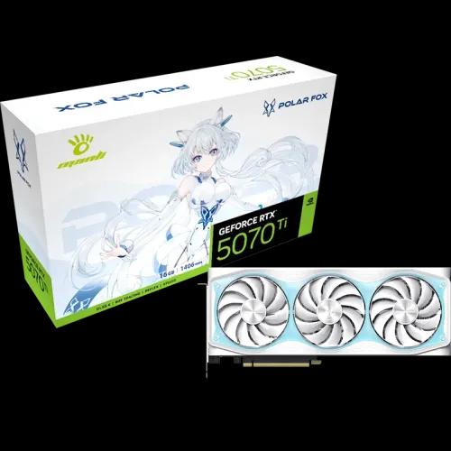 Manli Polar Fox GeForce RTX5070 Ti OC 16GB GDDR7 Graphics Card Manli Polar Fox GeForce RTX5070 Ti OC 16GB GDDR7 Graphics Card