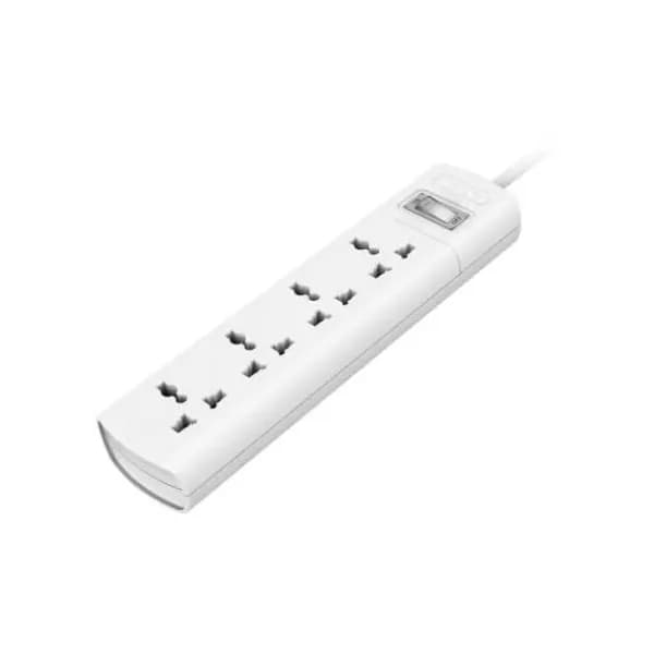 Huntkey SZM401 Four Socket White Power Strip Huntkey SZM401 Four Socket White Power Strip