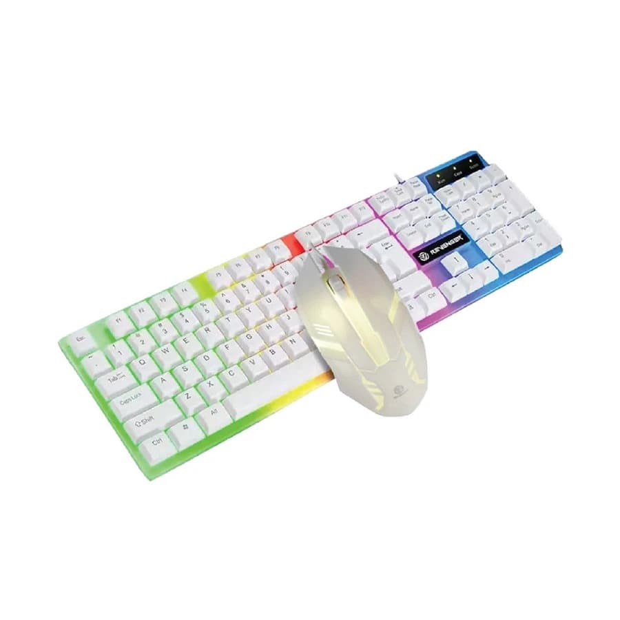 Revenger RKM-24G White Wired Gaming Keyboard & Mouse Combo Revenger RKM-24G White Wired Gaming Keyboard & Mouse Combo