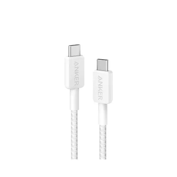 Anker 322 USB-C To USB-C 3ft Data Cable (A81F5H21) Anker 322 USB-C To USB-C 3ft Data Cable (A81F5H21)