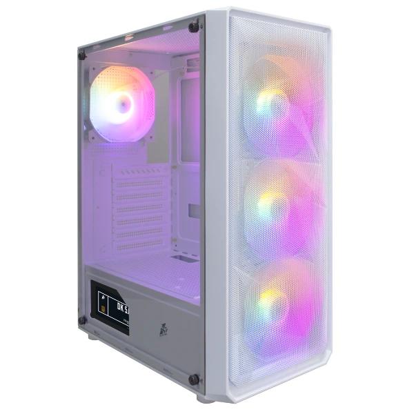 1st Player FD3 Mid Tower ATX White Gaming Casing 1st Player FD3 Mid Tower ATX White Gaming Casing