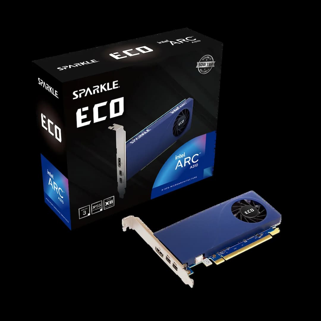 Sparkle Intel Arc A310 Eco 4GB GDDR6 Graphics Card (SA310C Sparkle Intel Arc A310 Eco 4GB GDDR6 Graphics Card (SA310C